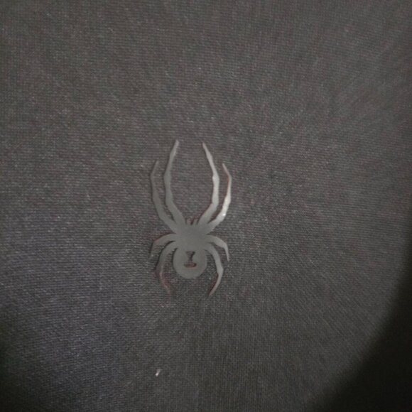 Spyder Active ProW B Black Hooded Full Zip Men's Sweatshirt Jacket Size L - Picture 6 of 8